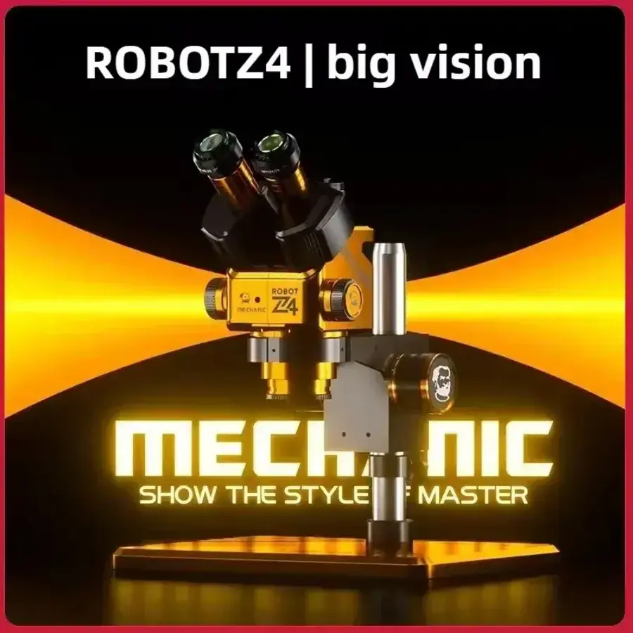 Microscópio Estereoscópico Trinocular MECHANIC ROBOT Z4-B11