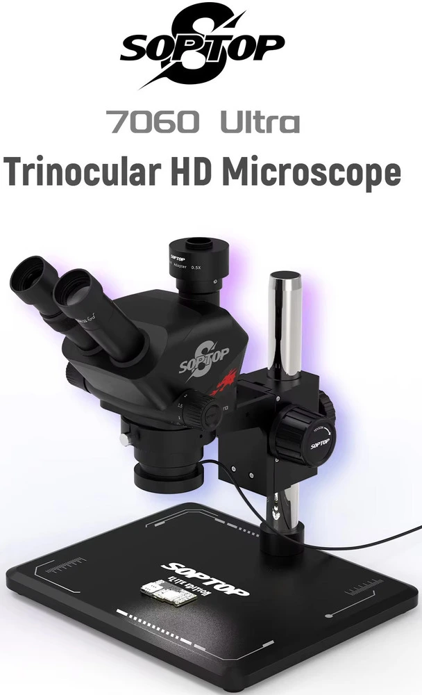 Microscópio Estereoscópico Trinocular SOPTOP